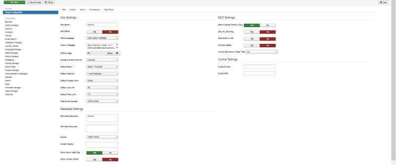 2global configuration
