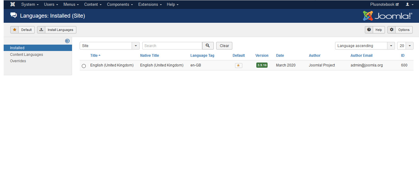 1 instalacija jezika
