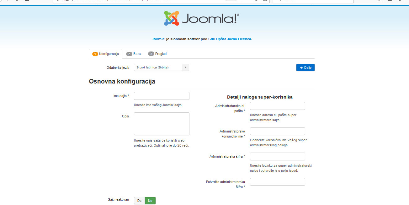 2 pocetni ekran srpski